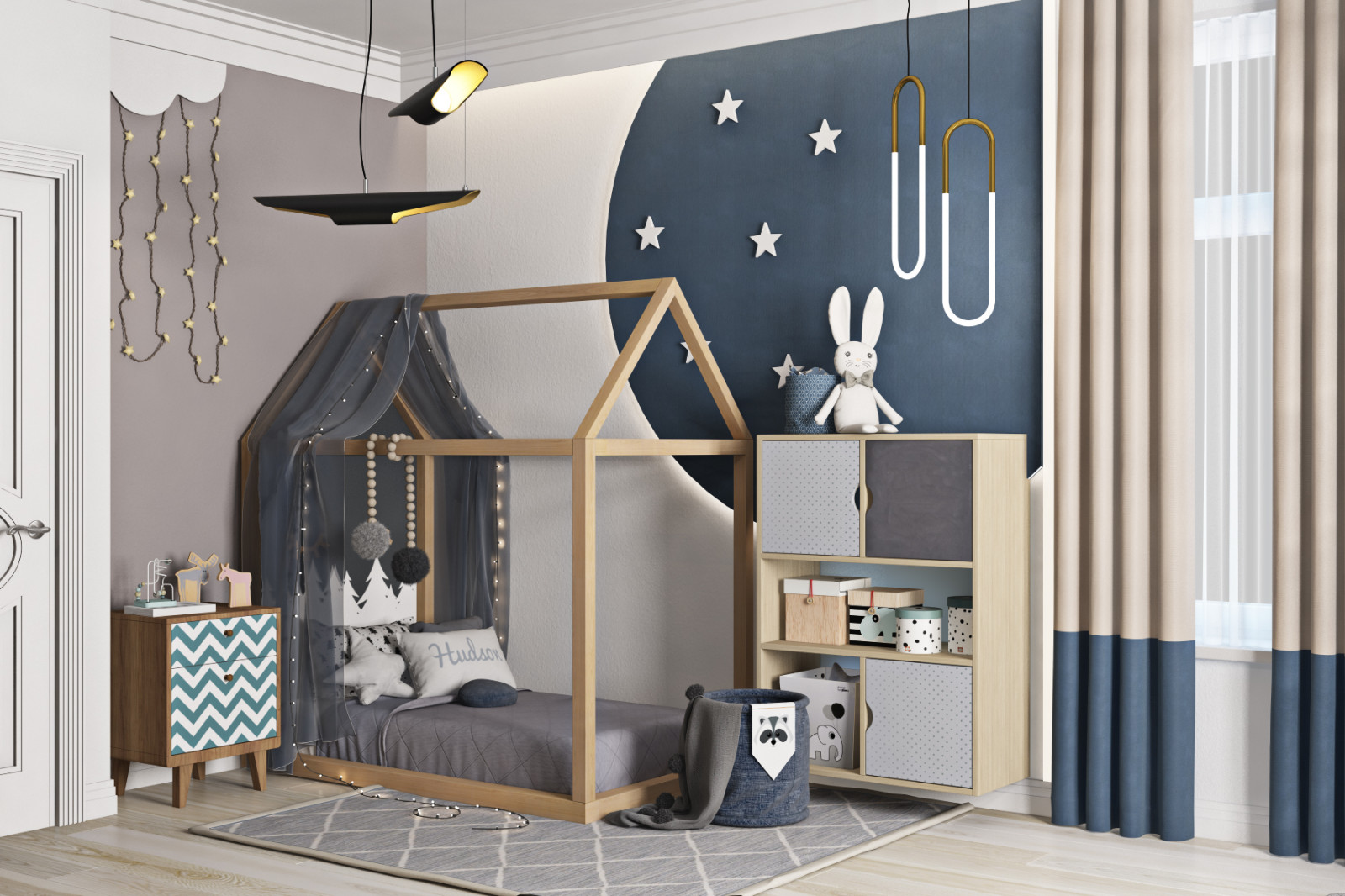 Обложка проекта: Дизайн-проект детской