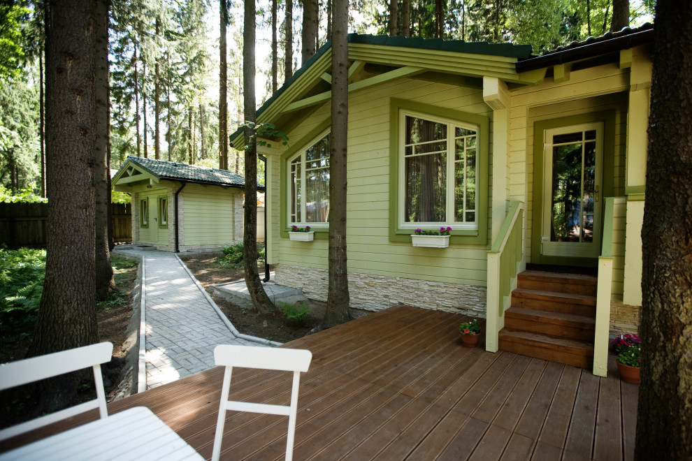 Терраса и дом