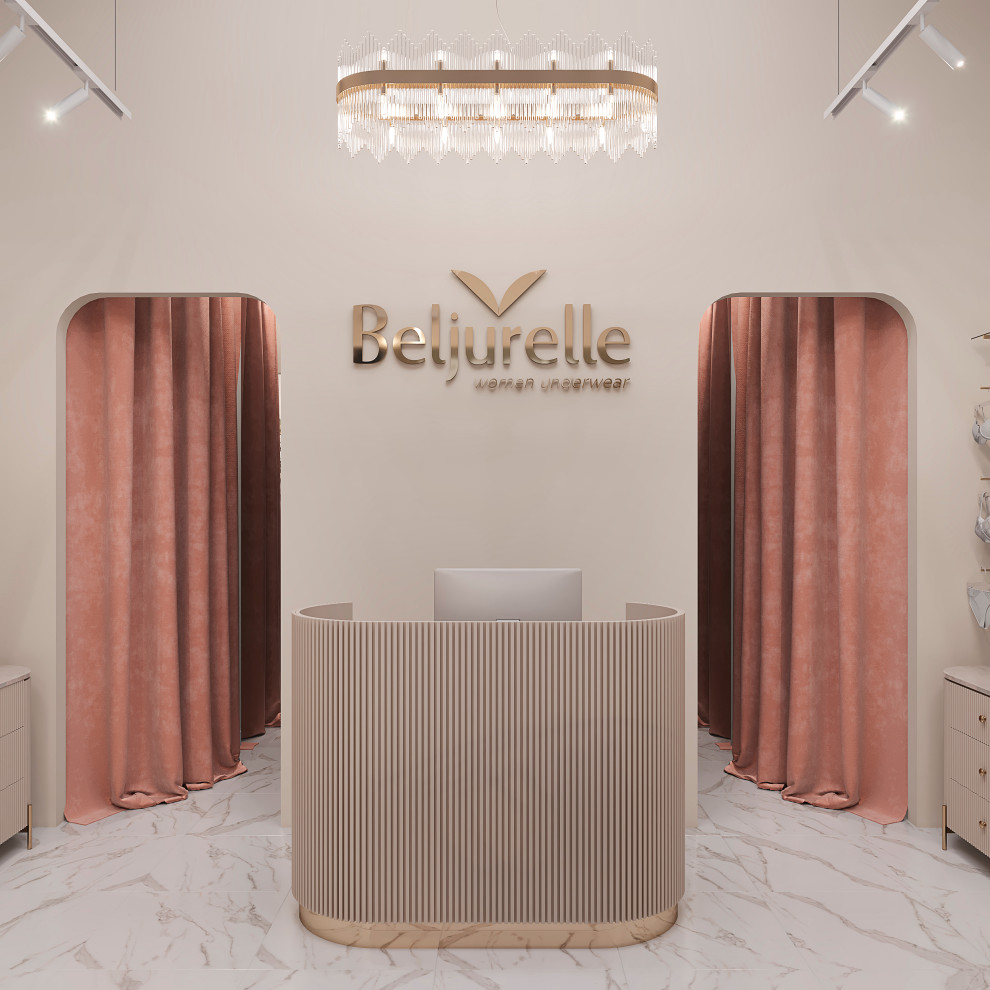 Дизайн проект магазина  женского нижнего белья.