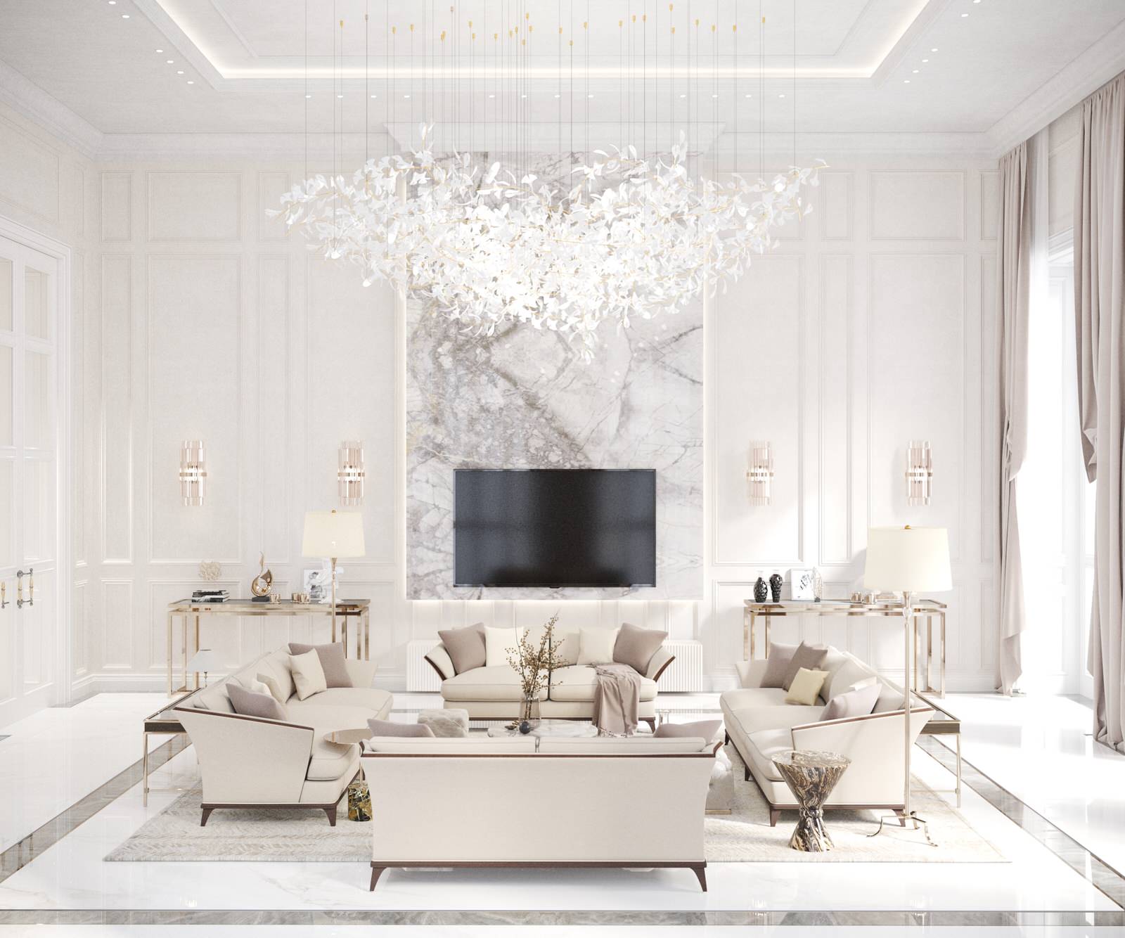 Дизайн интерьера дома 600 кв.м