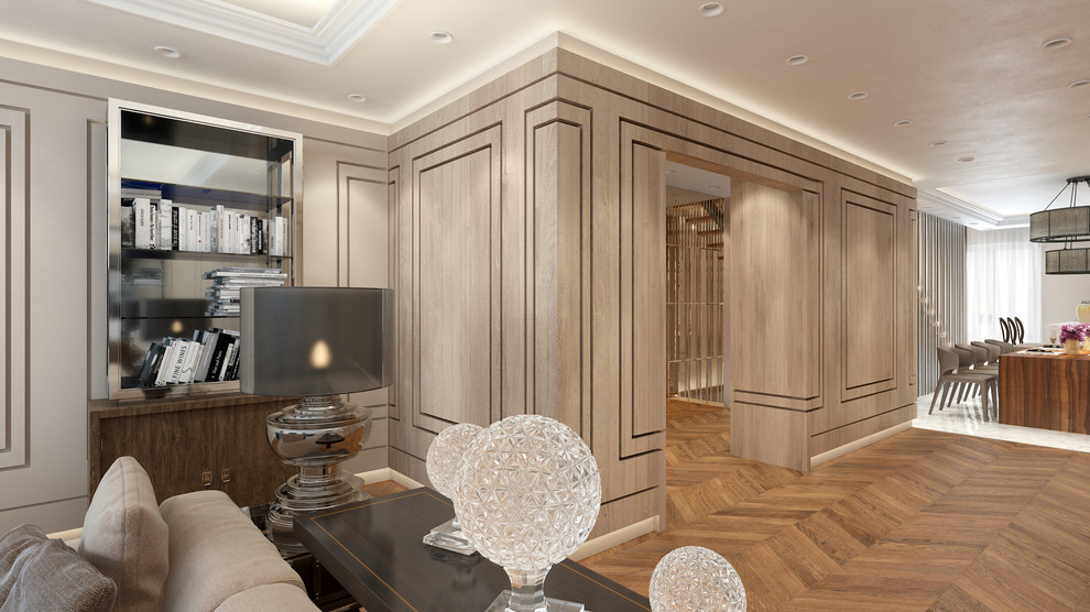 Гостиная / Таунхаус / Современный интерьер