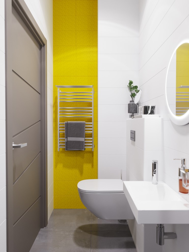 Санузел из комнаты близнецов. Дизайн проект для многодетной семьи