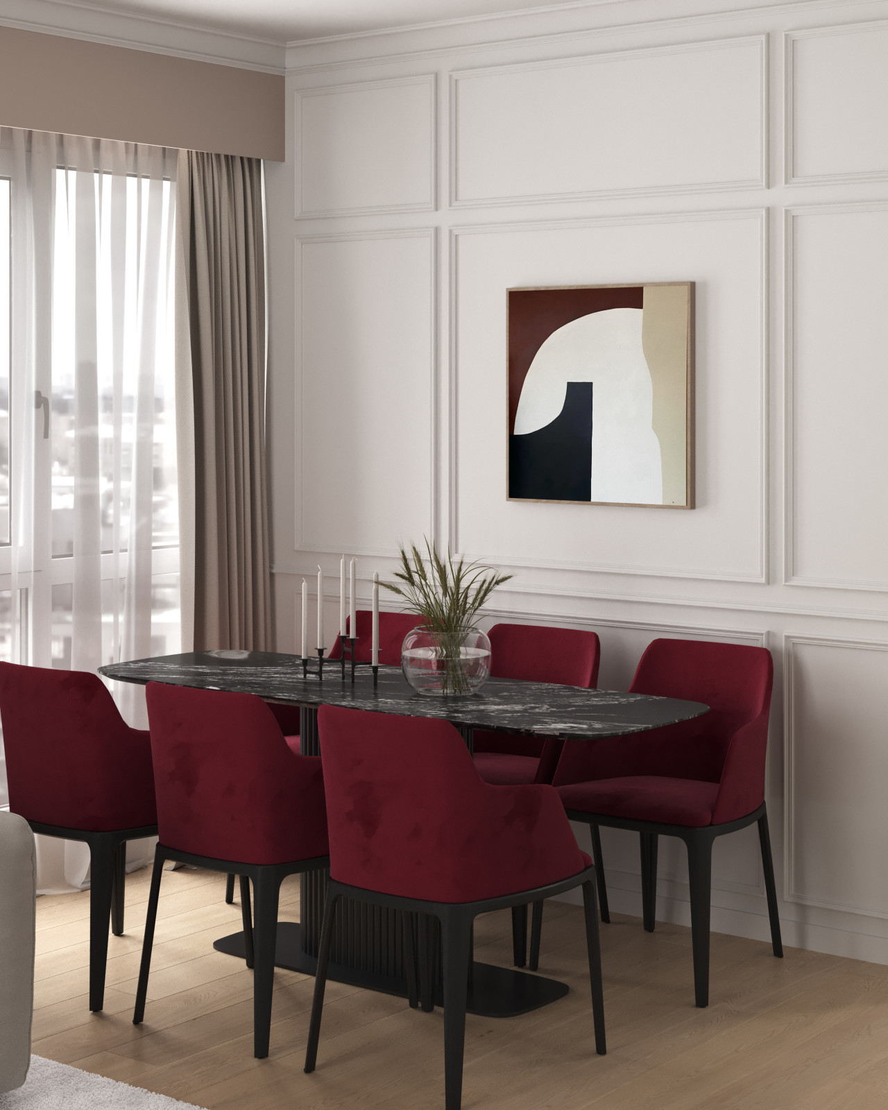 Интерьеры во французском стиле.