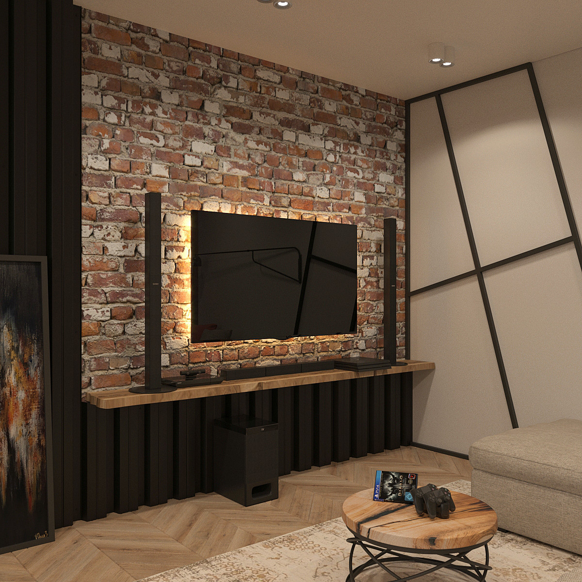 Современная квартира холостяка