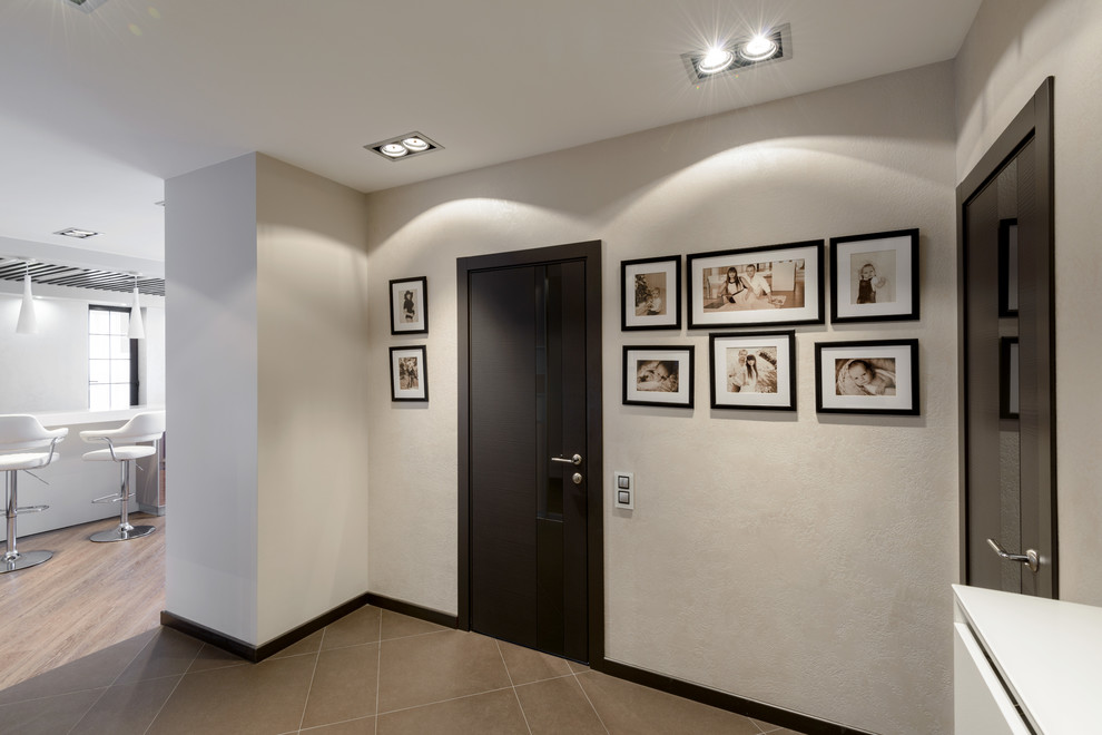 Трехкомнатная квартира-студия в современном стиле