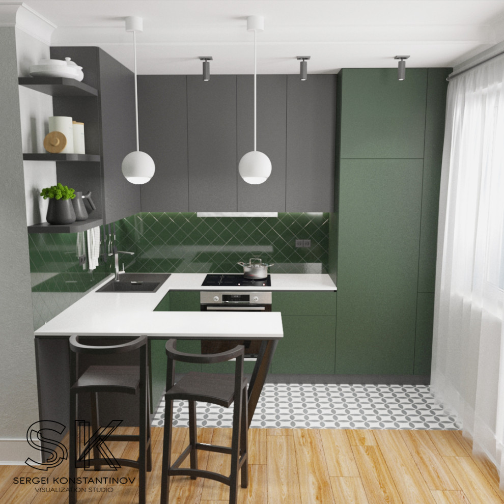 Обложка проекта: Светлая кухня