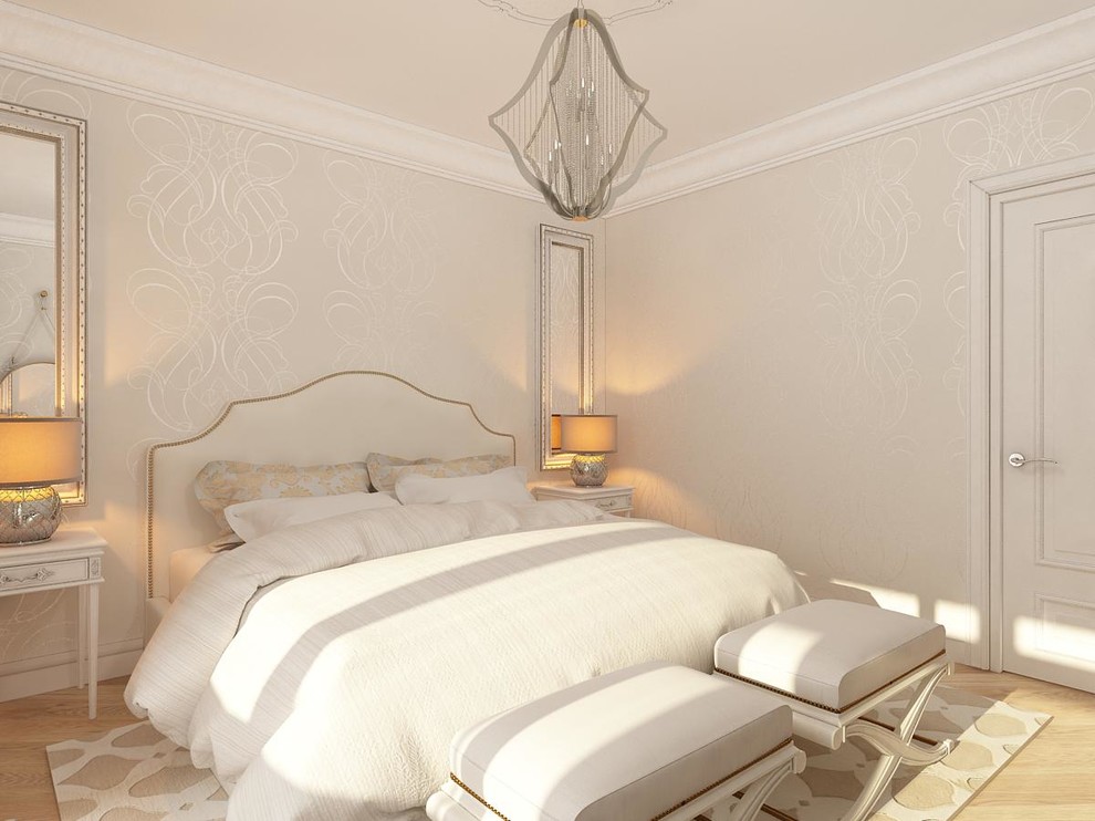 Квартира с белой спальней