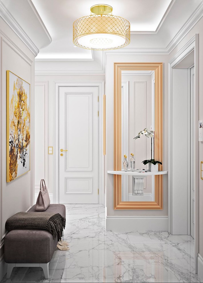 Белое с Золотом