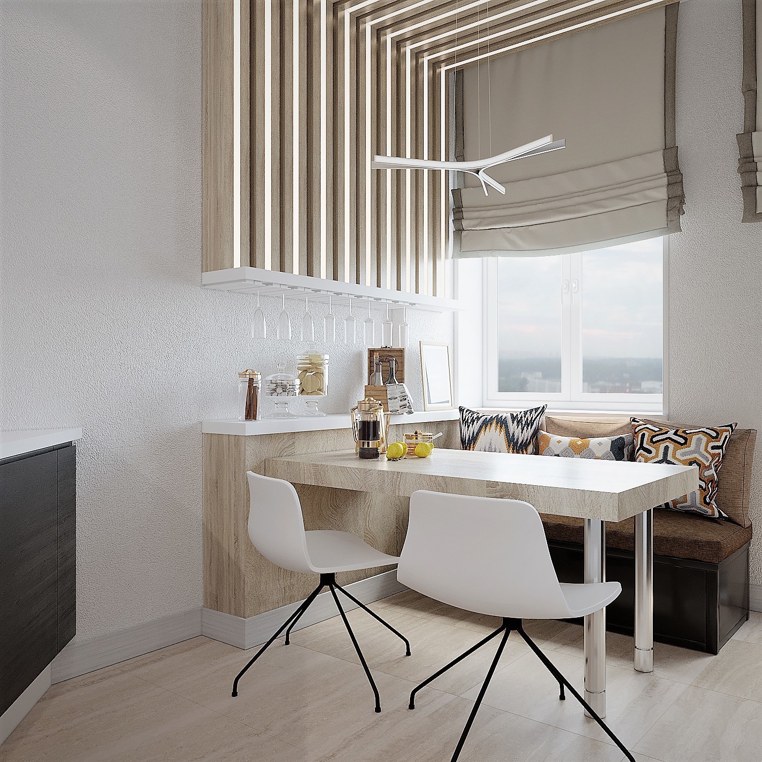 Квартира в современном стиле ул.Ошарская, д.80