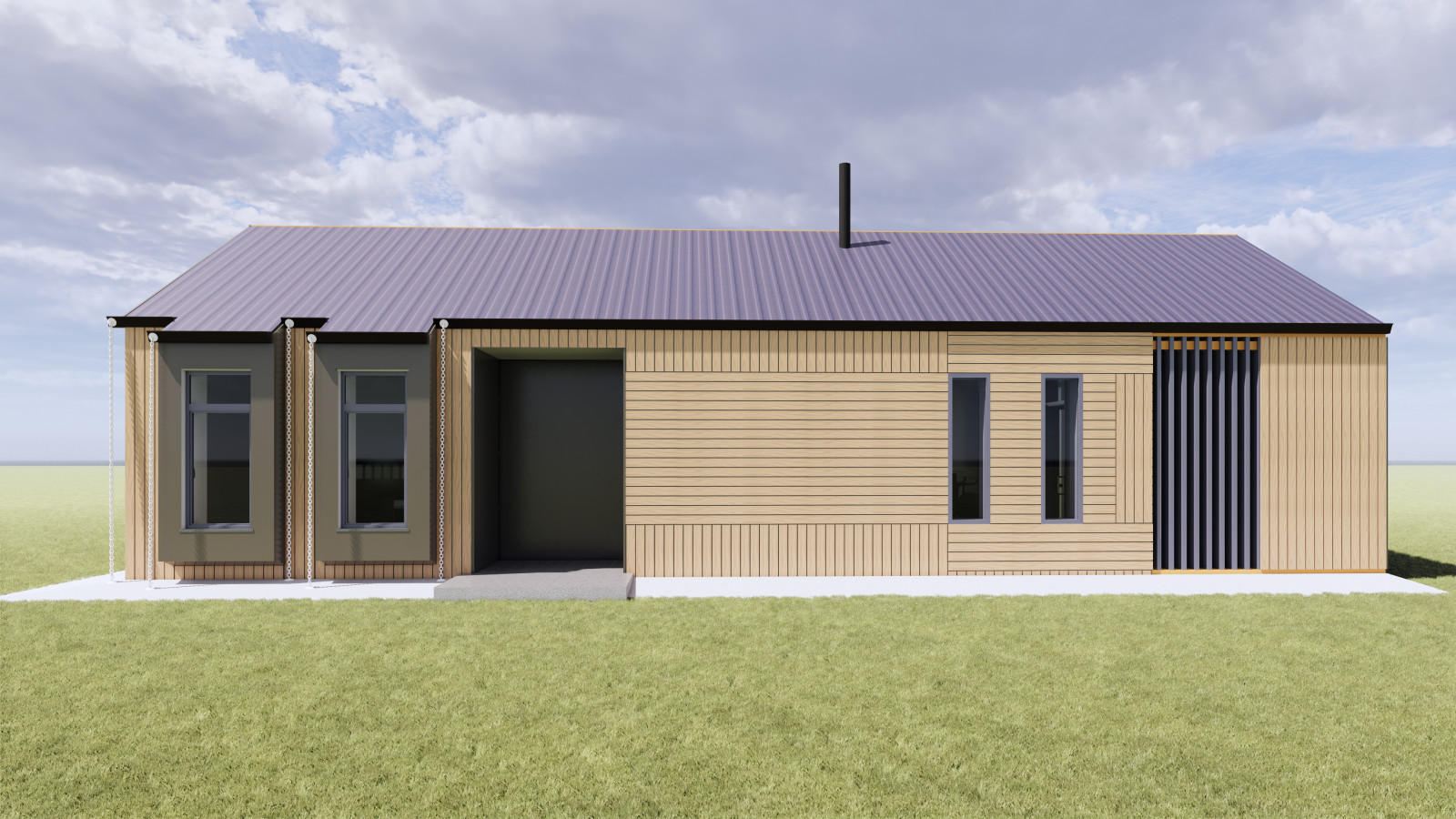 Проект каркасного жилого дома для заказчика из Норвегии