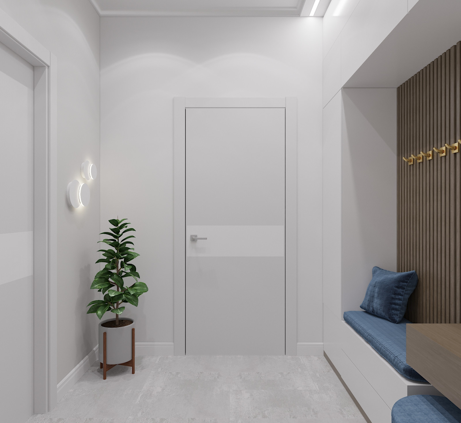 Дом в теплых оттенках