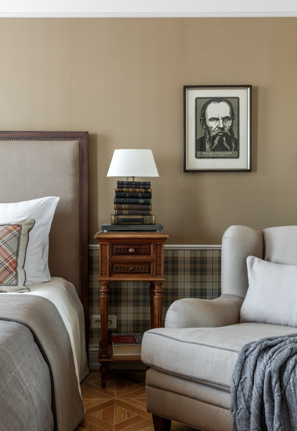 Интерьер дуплекса в поселке Бристоль Московская область часть. Левое крыло