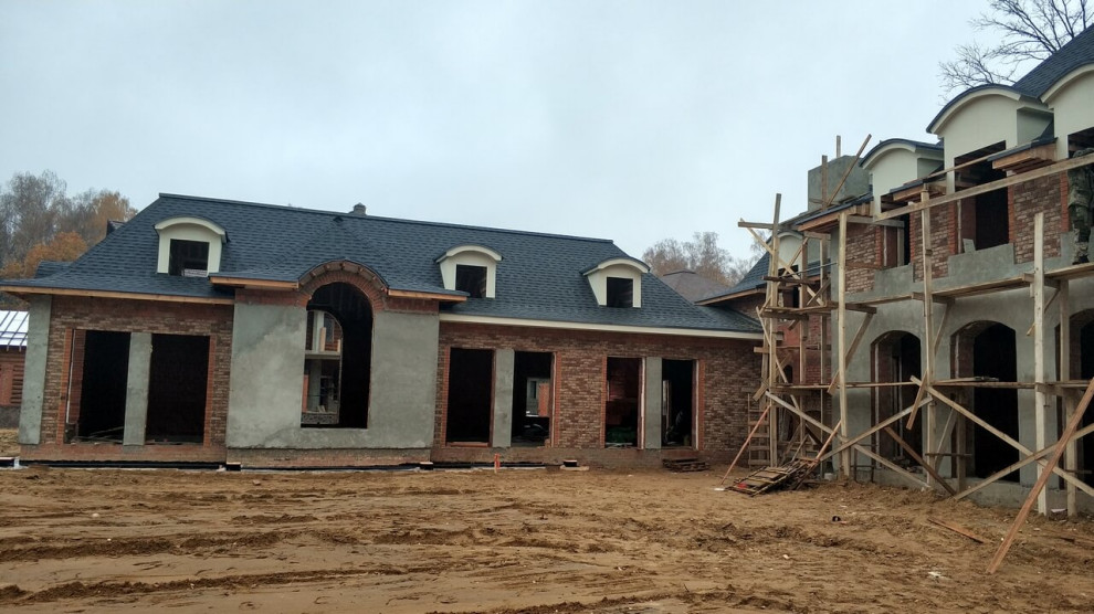 Строительство резиденции в Антоновке