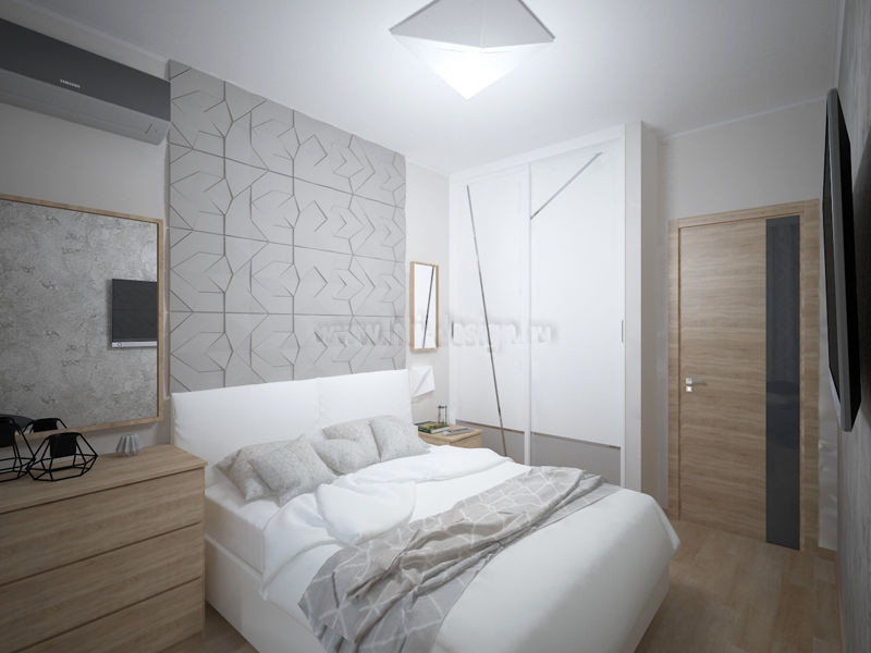 Гостиная, спальня и лоджия