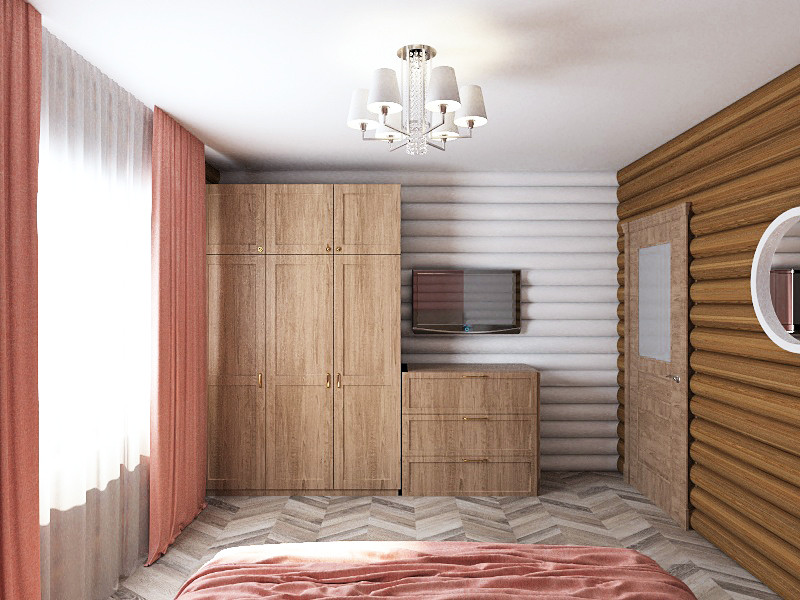 Дом из брусьев