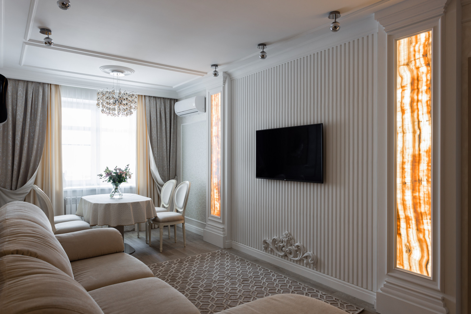 Интерьер в цвете экрю-гармония внутреннего мира. Квартира 7