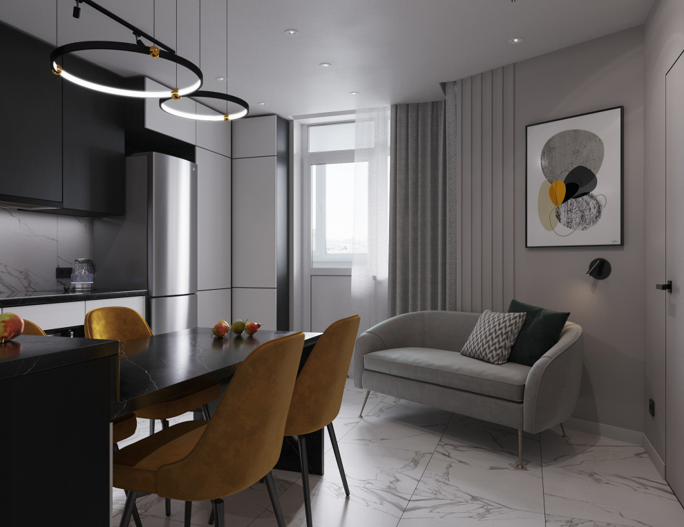 1-комнатная квартира, 46 кв.м.