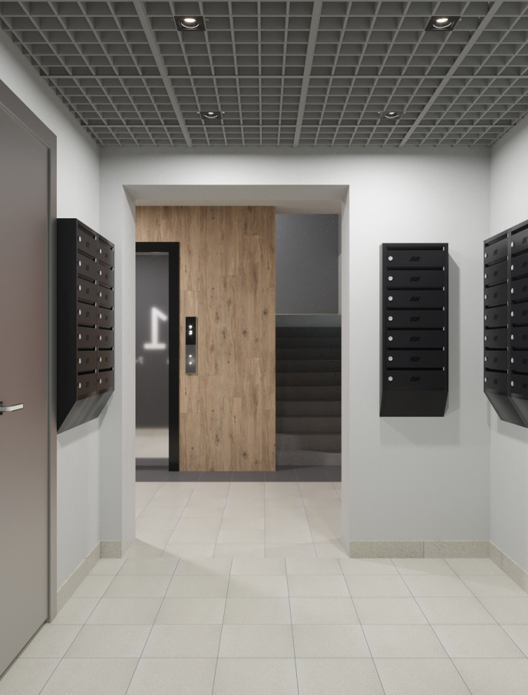 Дизайн подъезда многоквартирного дома в Уфе