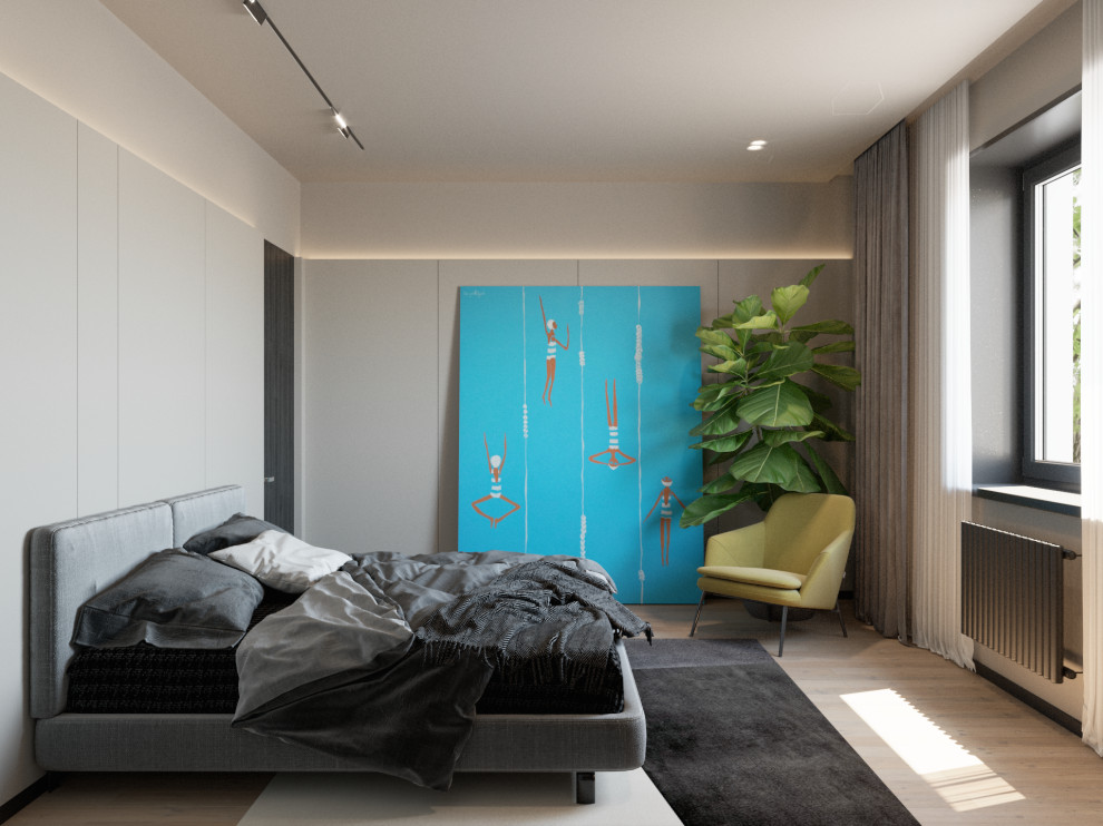 Дом в бежевых тонах