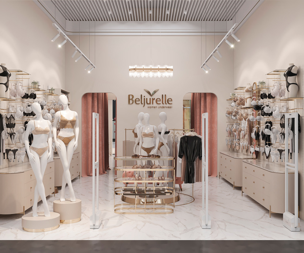 Дизайн проект магазина  женского нижнего белья.