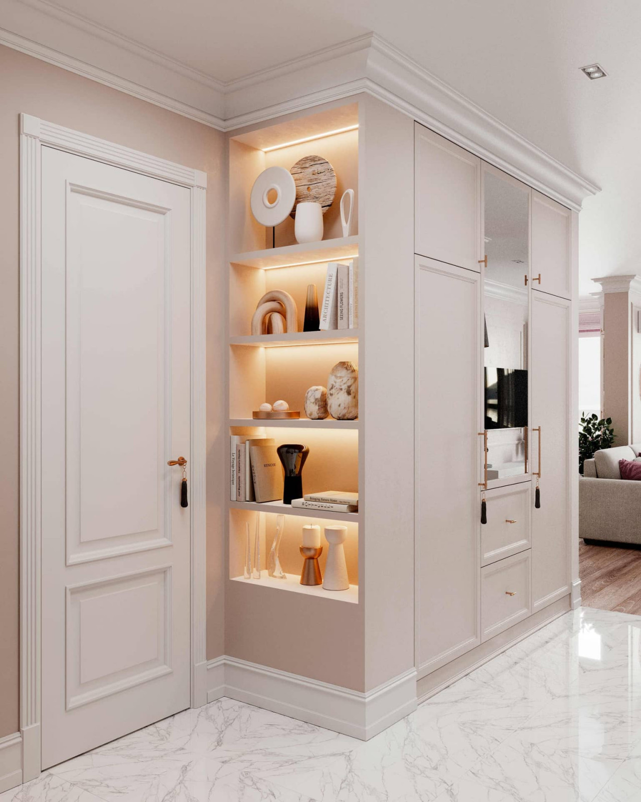 Дизайн и ремонт квартиры в ЖК «Михайловский парк» — Шкатулка с украшениями