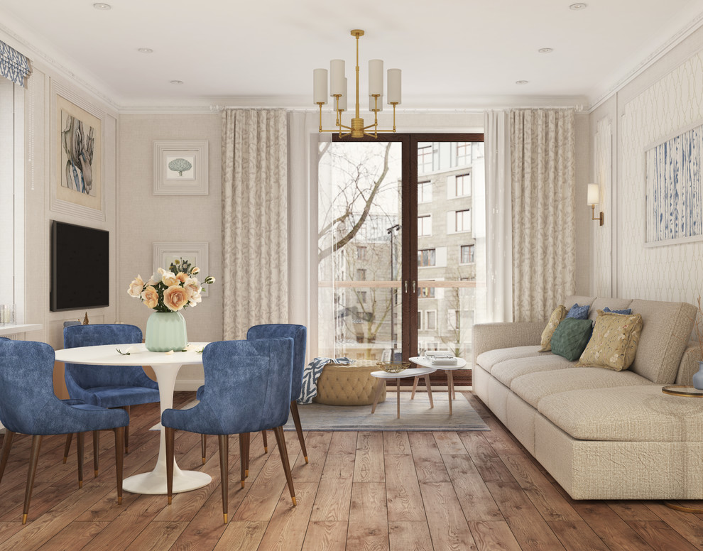 Уютная квартира в светлых тонах