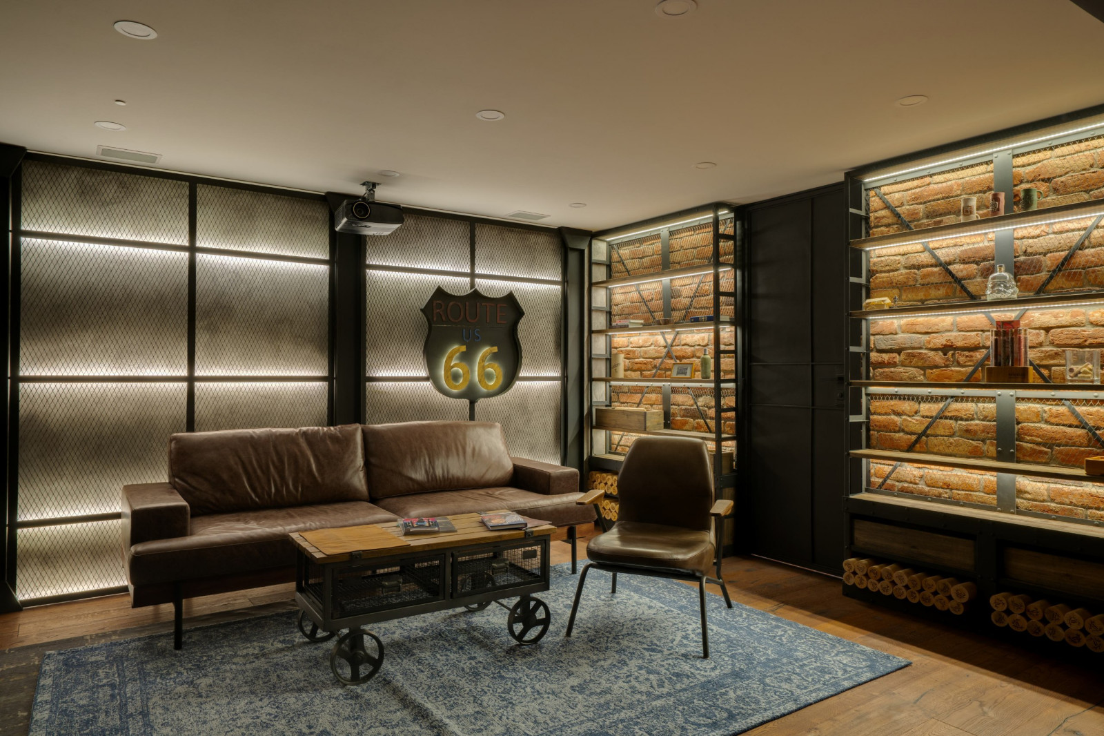 Мужская квартира в стиле Лофт