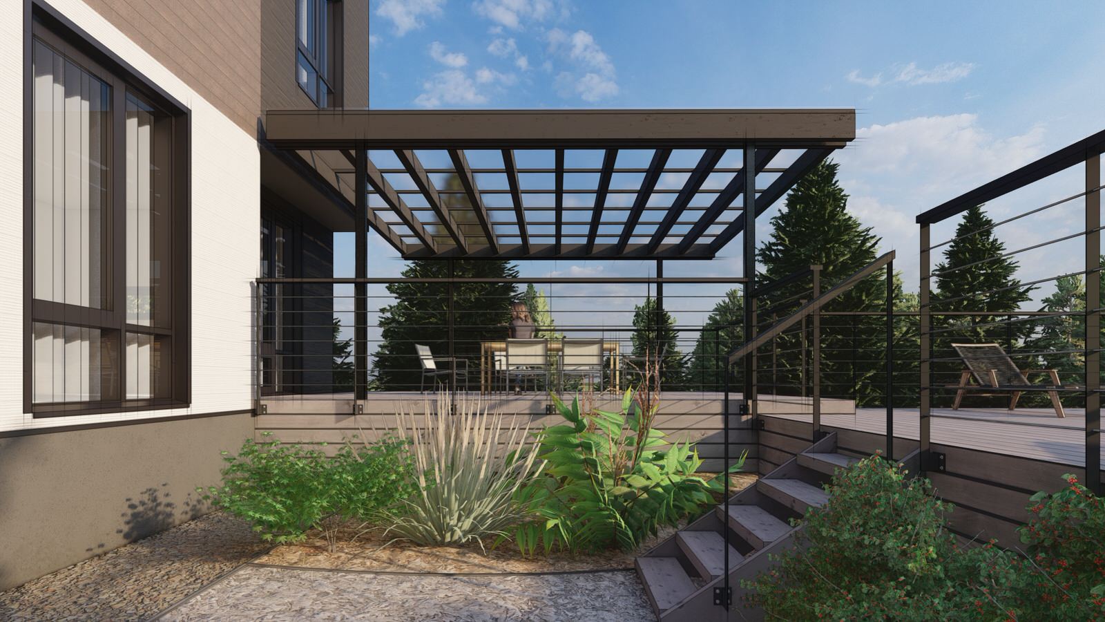 Благоустройство участка в коттеджном поселке Литл Токио, г. Казань