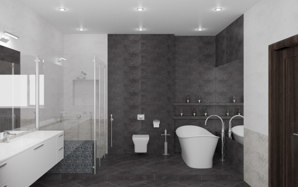 Концептуальный проект интерьеров коттеджа 480 кв. метров