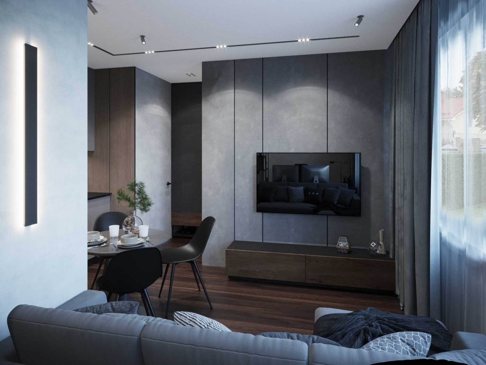 Интерьер таунхауса п. Березки Новолуговое