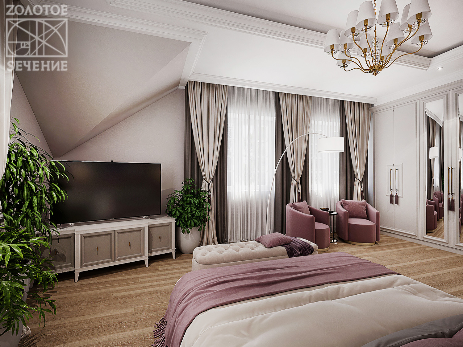 Изысканная нежность загородного дома