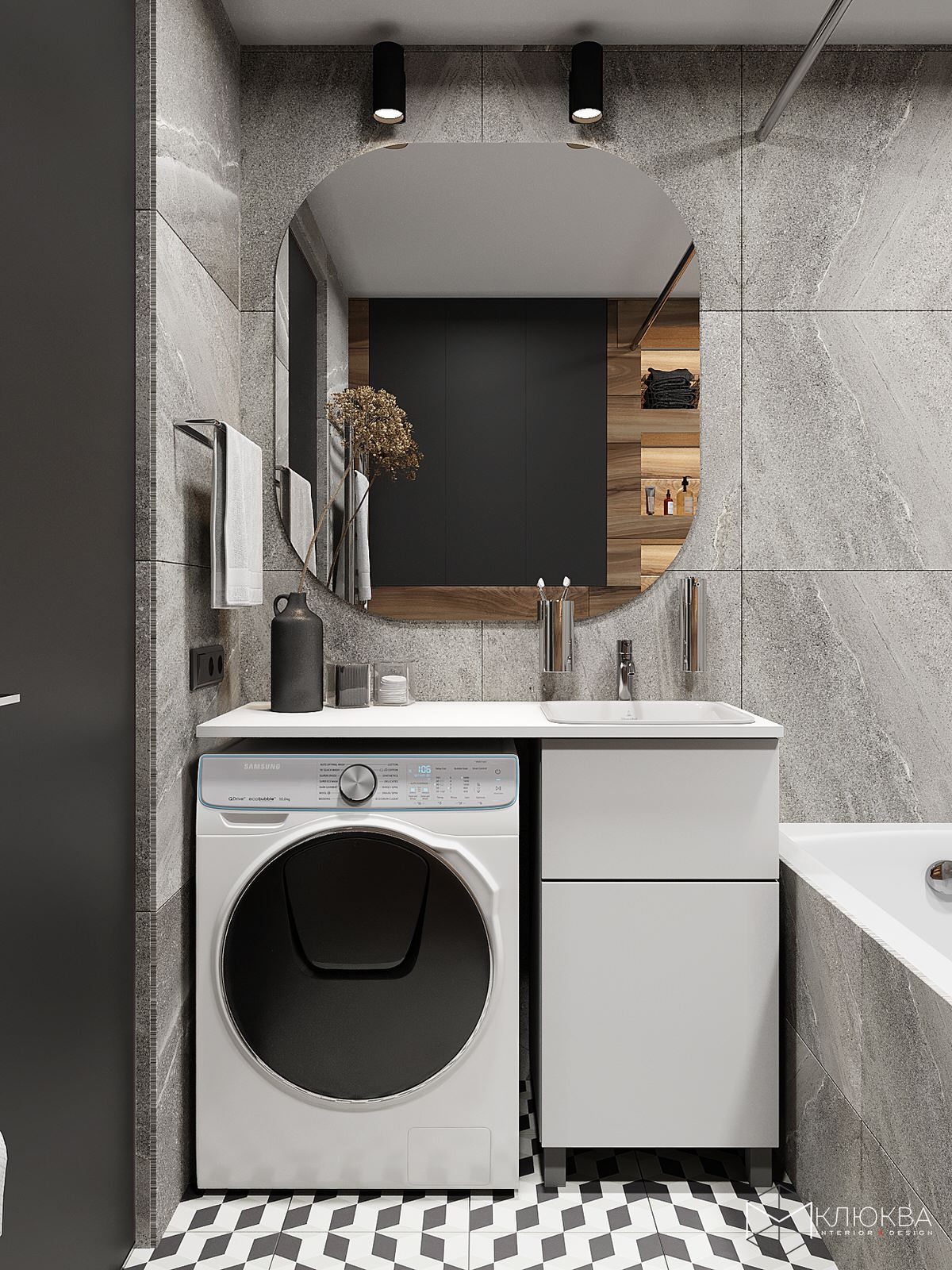 Проект квартиры 60 кв.м  г. Москва