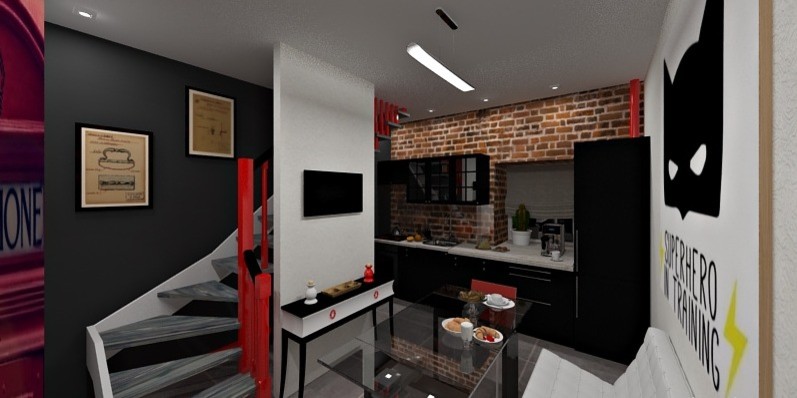 Двухуровневая квартира в купеческом доме