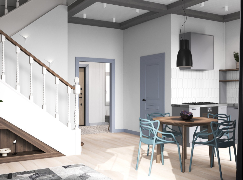 Таунхаус Совушки Кухня-гостиная, прихожая