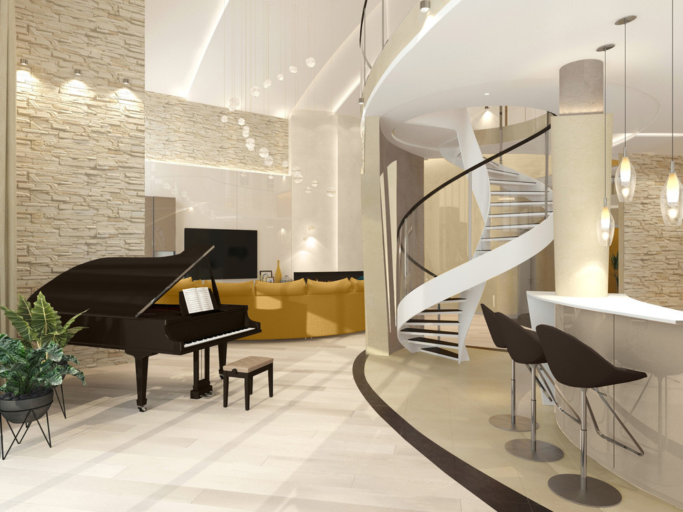 Проект дома с бассейном