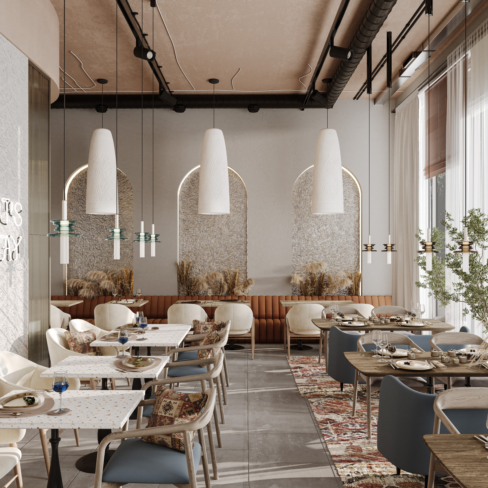 Обложка проекта: Интерьер ресторана