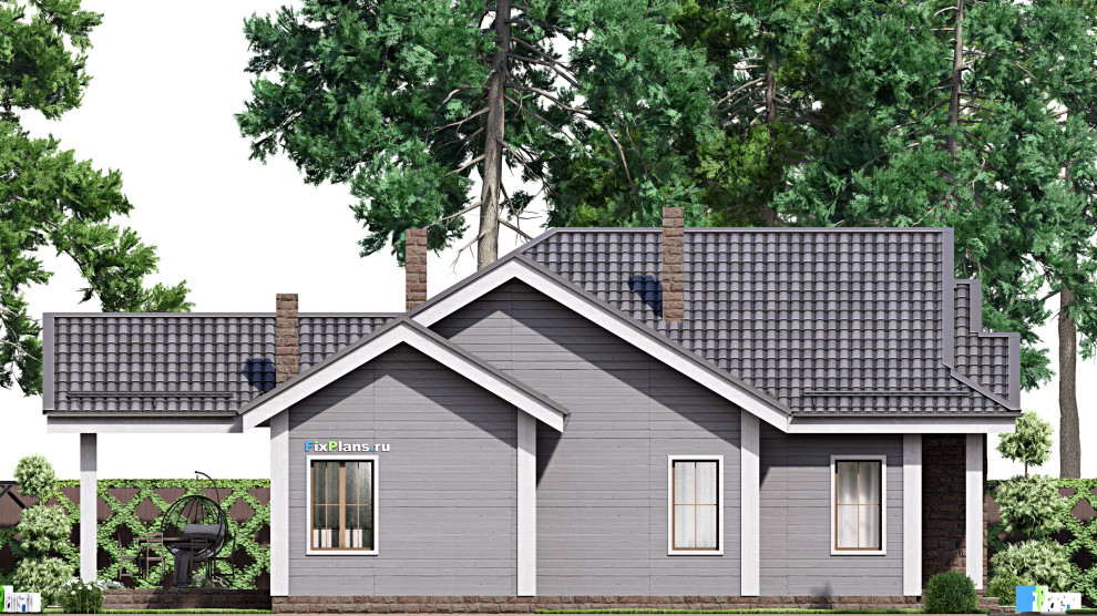 Проект одноэтажного дома 16х15м S150м2 F-16415