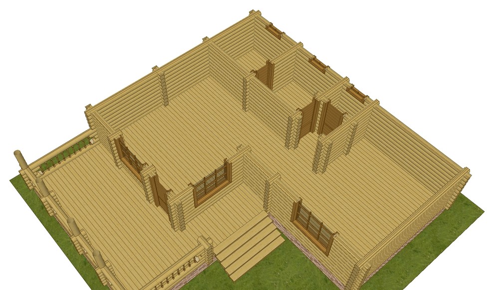 Проекты деревянных домов из ТермоБруса