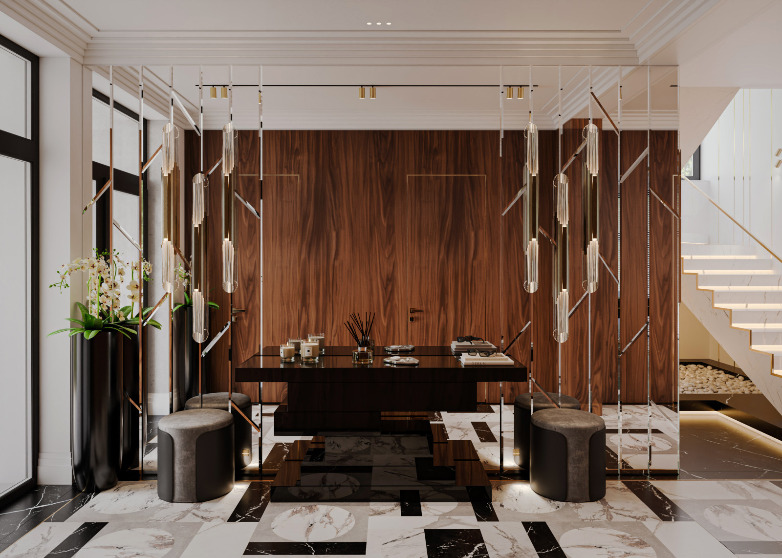 Обложка проекта: ЧАСТНЫЙ ДОМ В ПУШКИНЕ - 210 кв.м.