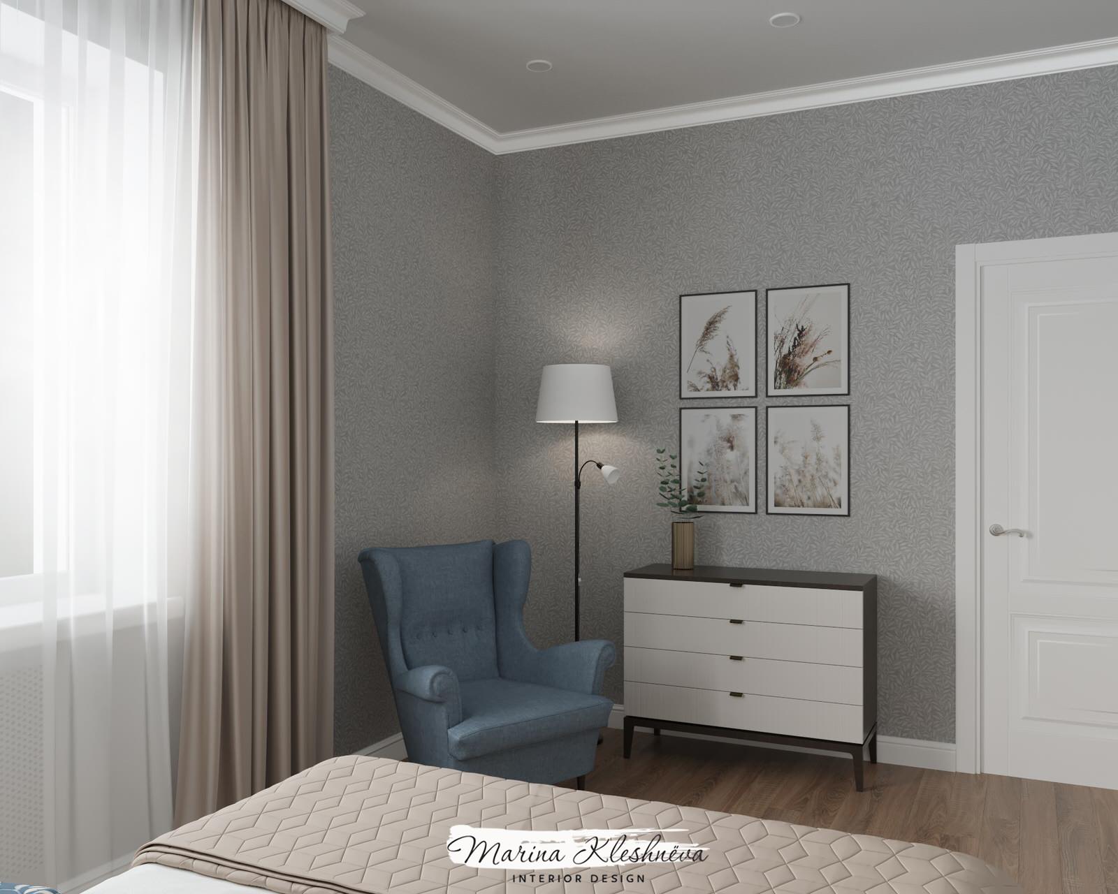 Дом в Усть-Заостровке. Спальня