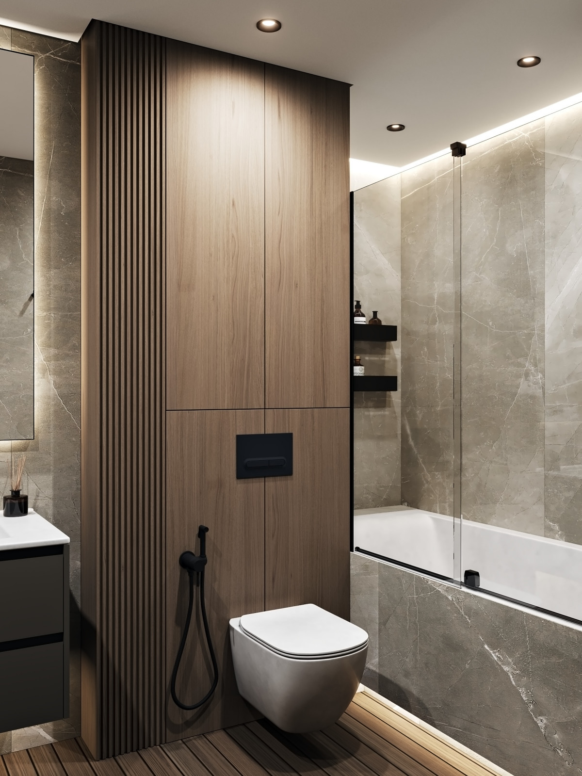 Дизайн интерьера квартиры в современном стиле в ЖК Шмитовский