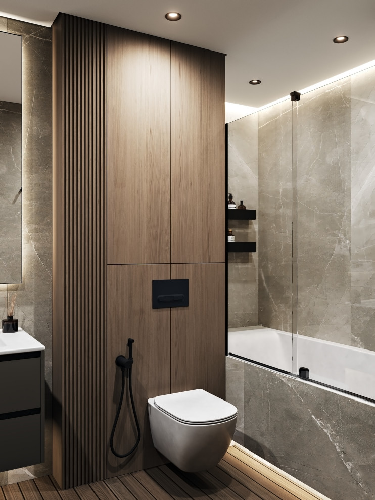 Дизайн интерьера квартиры в современном стиле в ЖК Шмитовский