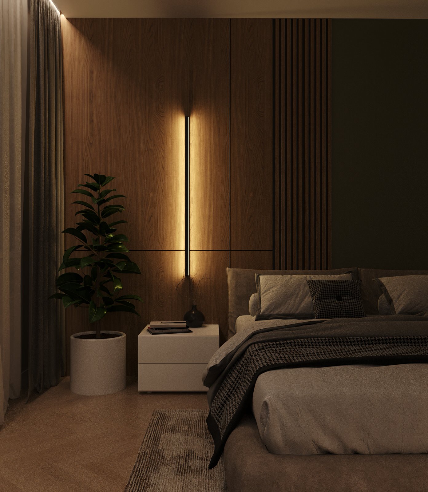 Обложка проекта: Спальня в ЖК Александровский