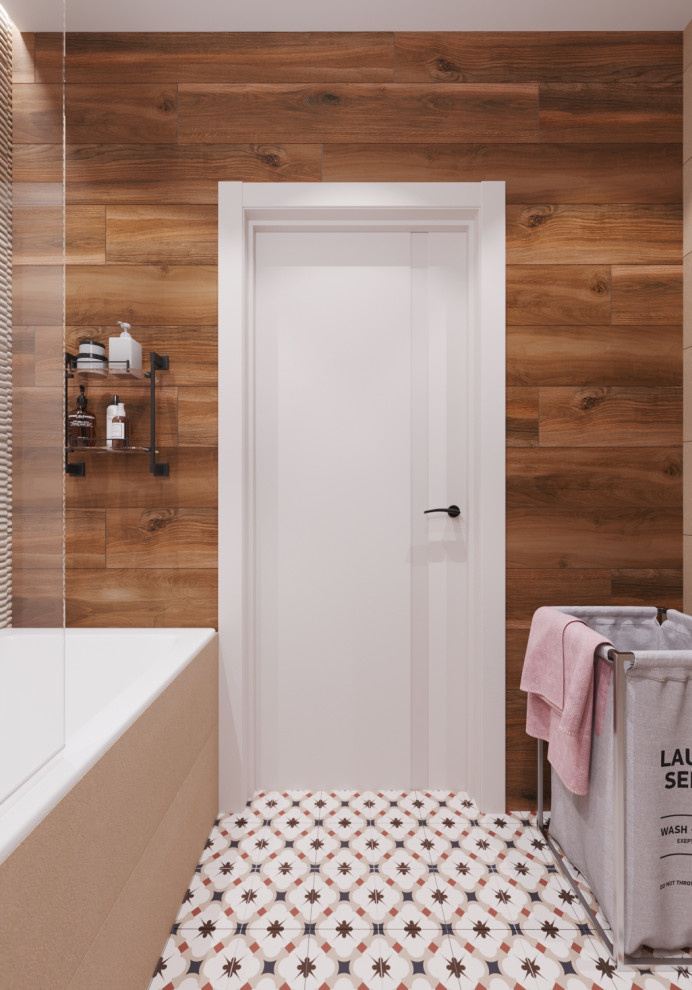 Квартира  с зелёными акцентами