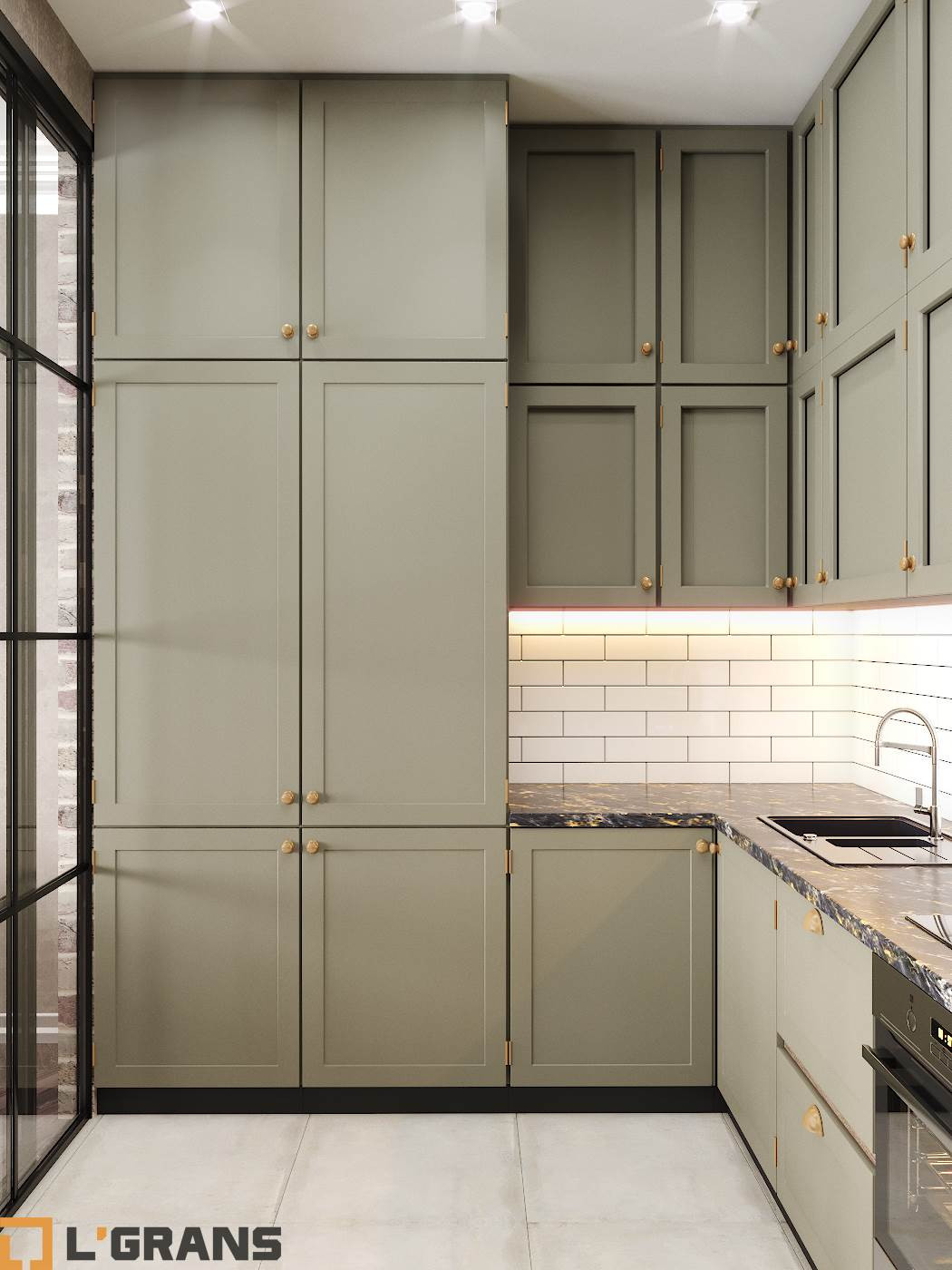 Дизайн проект интерьера квартиры в ЖК Гродеков