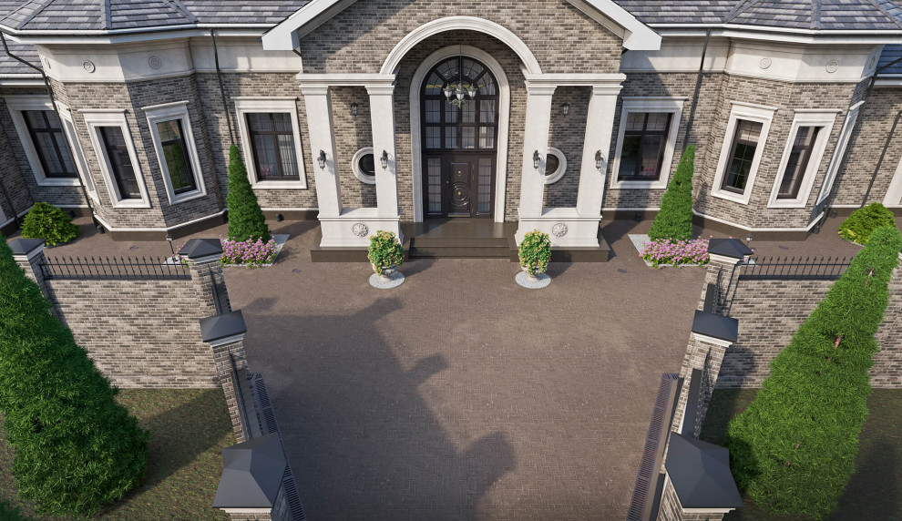 Архитектурный проект одноэтажного жилого дома площадью 400 кв.м.