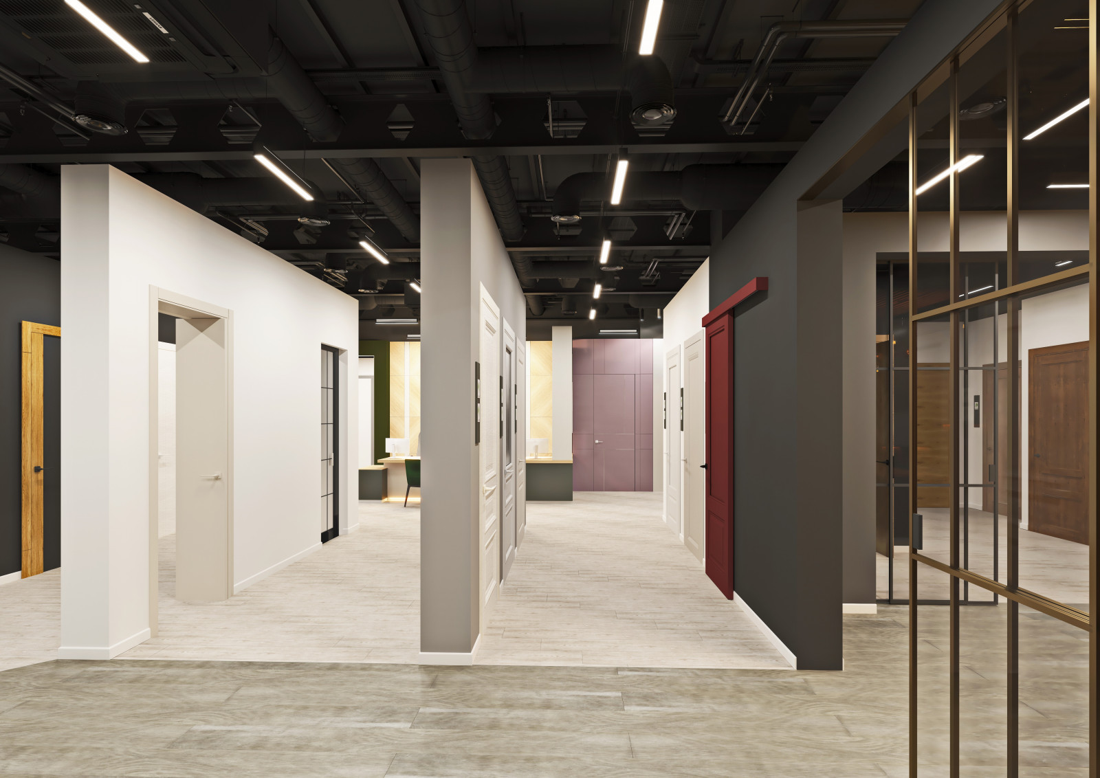 Дизайн салона дверей в Ростове