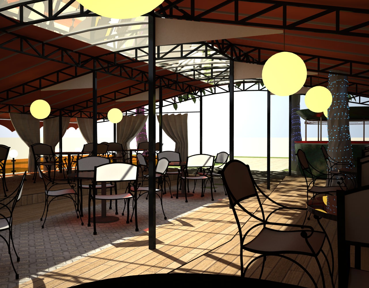 "Южный" ресторан и летнее кафе при отеле в г.Волгограде