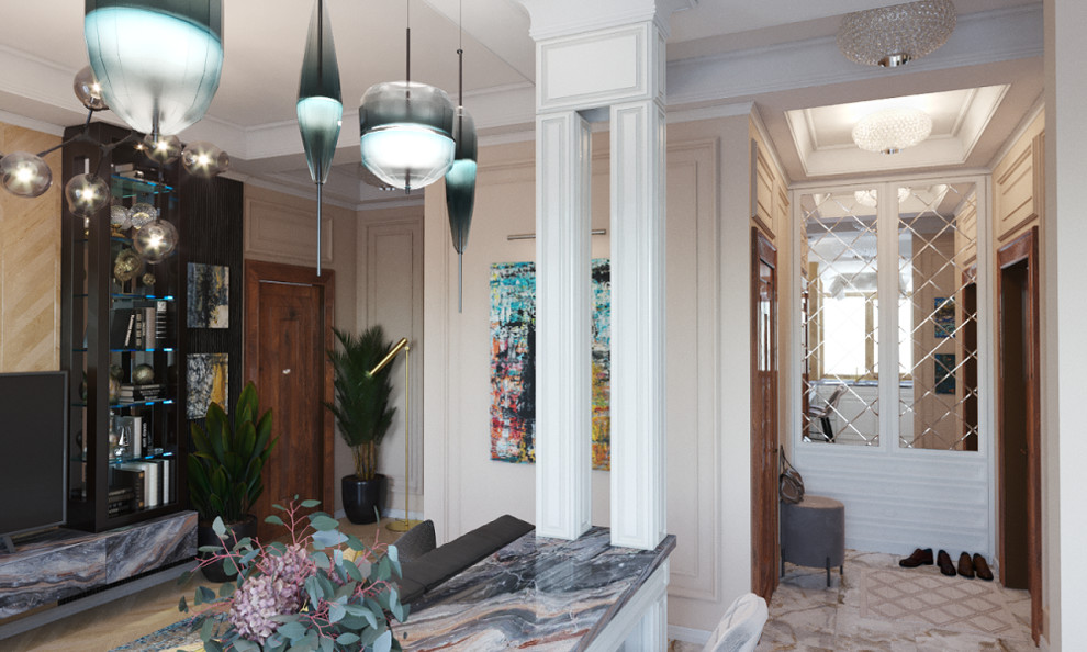 Городской фьюжн для импозантного мужчины европейца