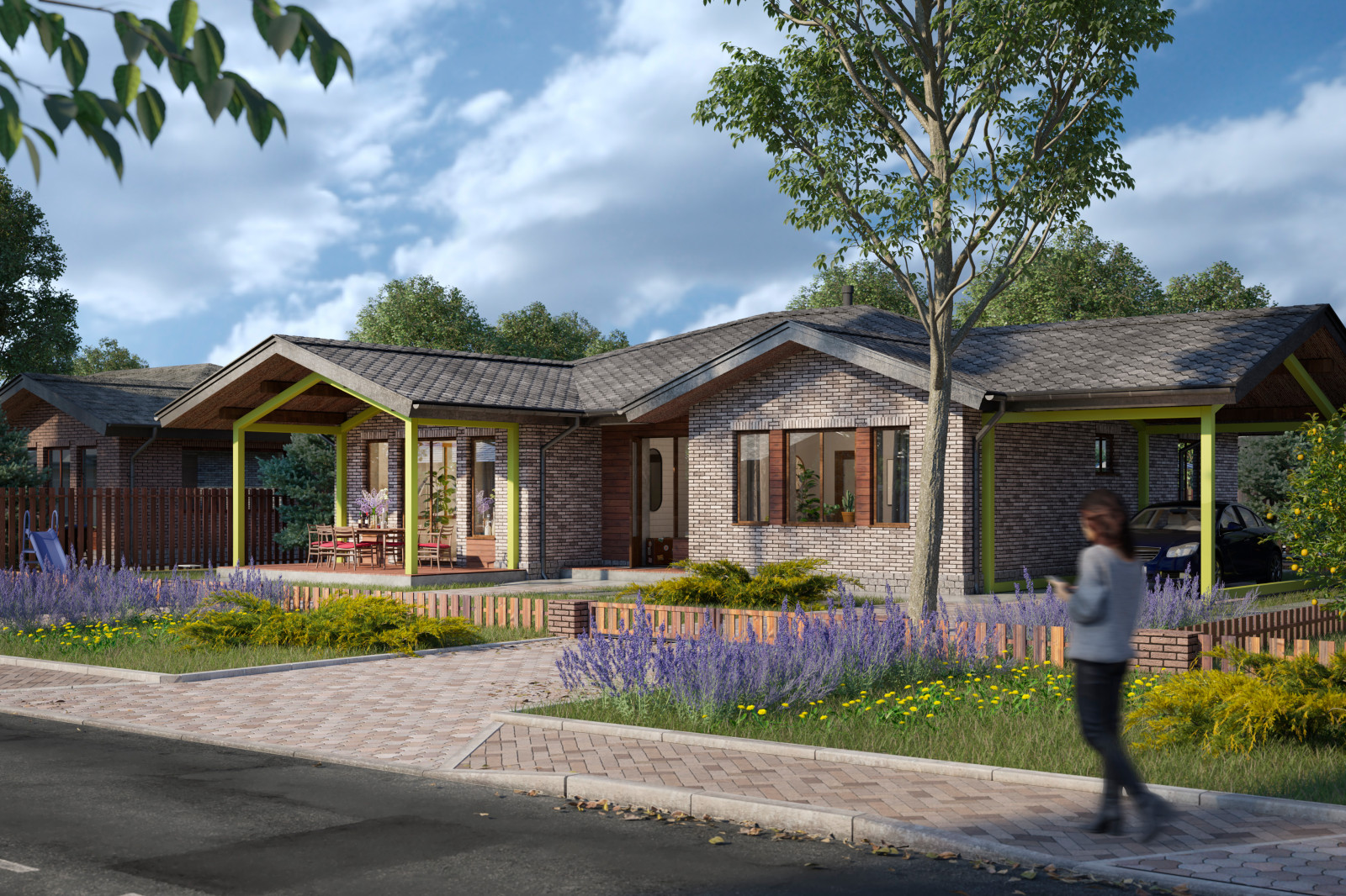 Микрорайон "Солнечный" в с. Красносельское